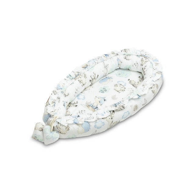 KŪDIKIŲ LIZDAS AKSOMAS 80X45 PASIVAIKŠČIOJIMAS MĖLYNA