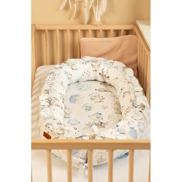 KŪDIKIŲ LIZDAS AKSOMAS 80X45 PASIVAIKŠČIOJIMAS MĖLYNA 5