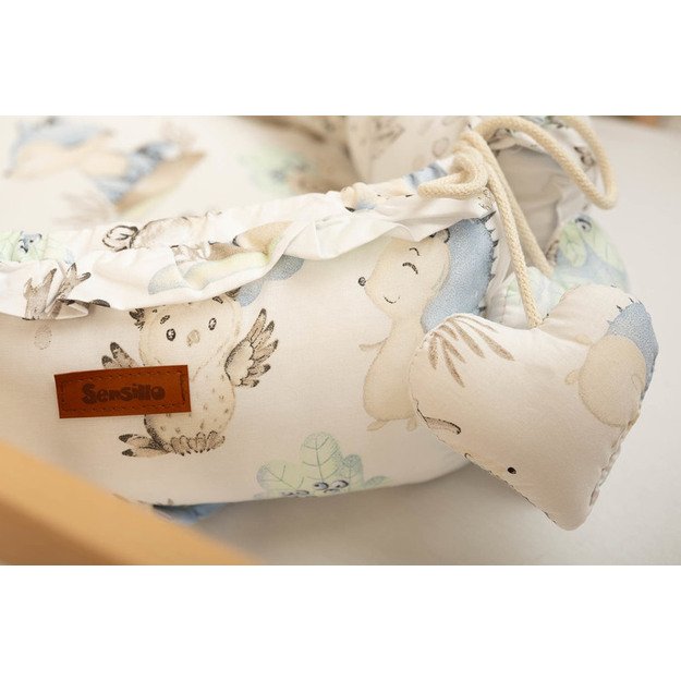 KŪDIKIŲ LIZDAS AKSOMAS 80X45 PASIVAIKŠČIOJIMAS MĖLYNA 8