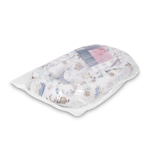 KŪDIKIŲ LIZDAS AKSOMAS 80X45 PASIVAIKŠČIOJIMAS MĖLYNA 12