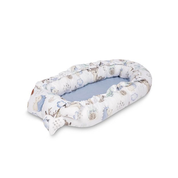 KŪDIKIŲ LIZDAS AKSOMAS 80X45 PASIVAIKŠČIOJIMAS MĖLYNA 9