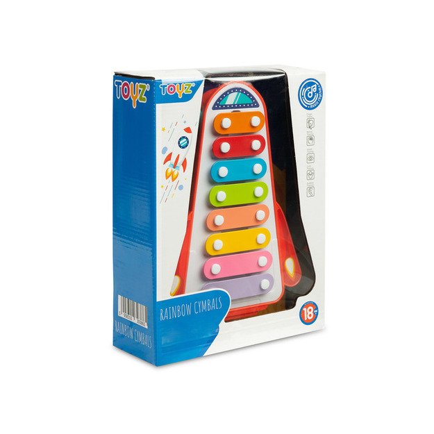 EDUCATIONAL TOY - RAINBOW CYMBALS