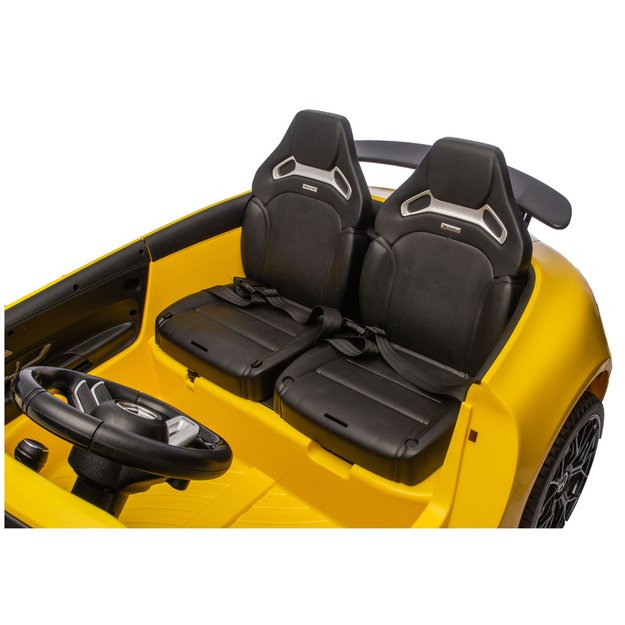 Mercedes GT63 AMG DK-GT63 24V Battery-Powered Car, Yellow 11