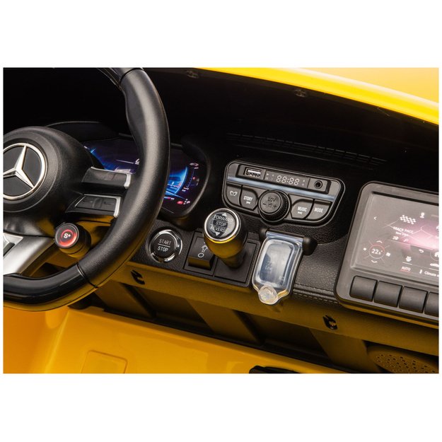 Mercedes GT63 AMG DK-GT63 24V Battery-Powered Car, Yellow 12