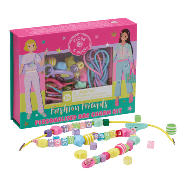 Personalised Bag Charm Kit, Fashion Friends