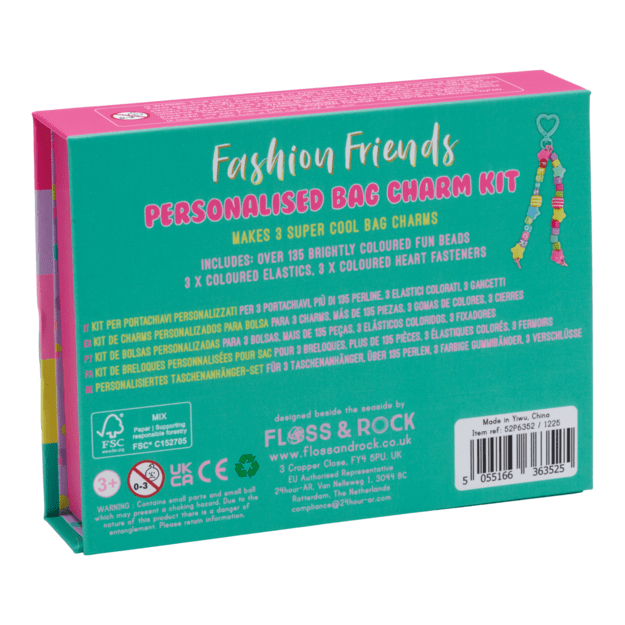 Personalised Bag Charm Kit, Fashion Friends 2