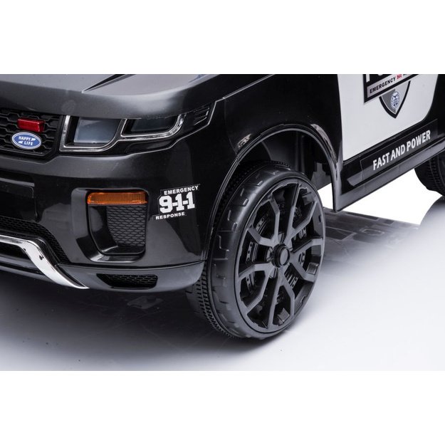 Akumuliatorinė transporto priemonė BBH-021, policinė, juoda 9