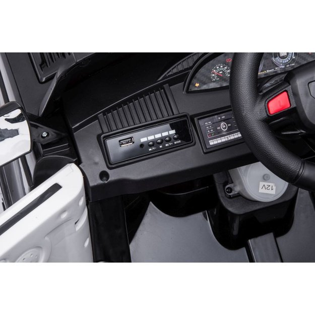 Akumuliatorinė transporto priemonė BBH-021, policinė, juoda 14