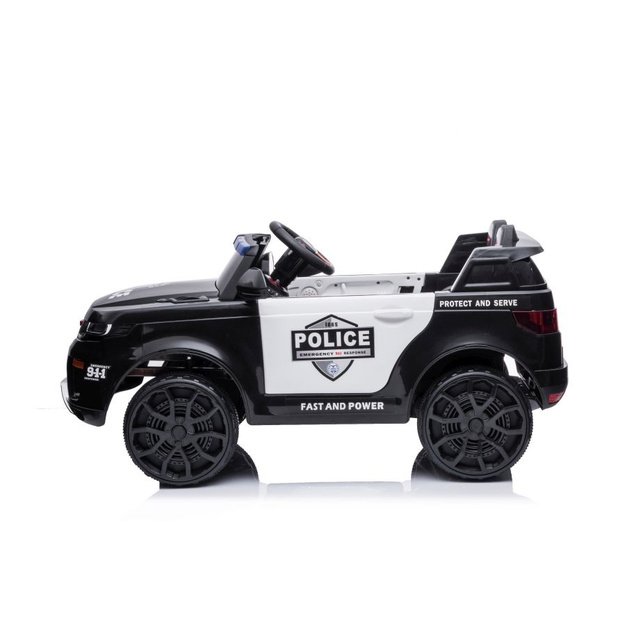 Akumuliatorinė transporto priemonė BBH-021, policinė, juoda 13