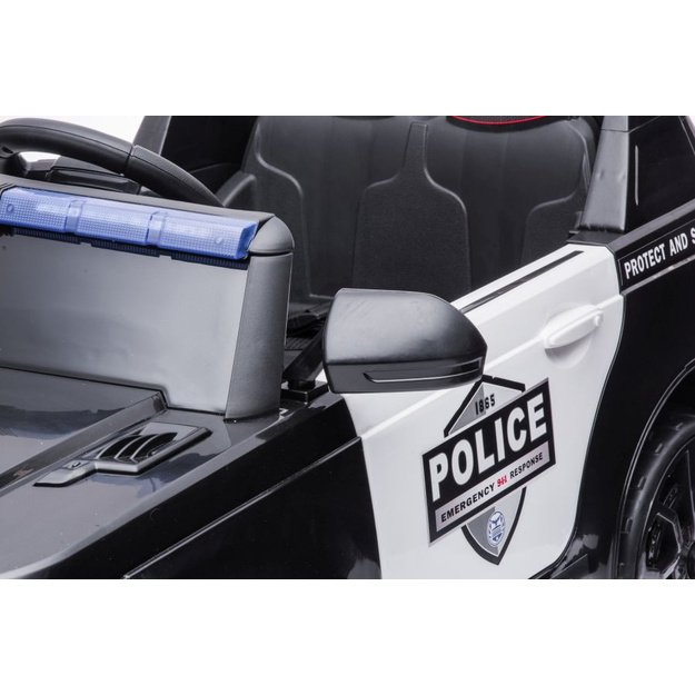 Akumuliatorinė transporto priemonė BBH-021, policinė, juoda 5