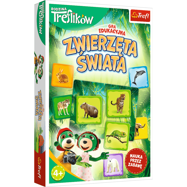 Gra dla dzieci Zwierzęta Świata Rodzina Treflik&oacute;w 02337
