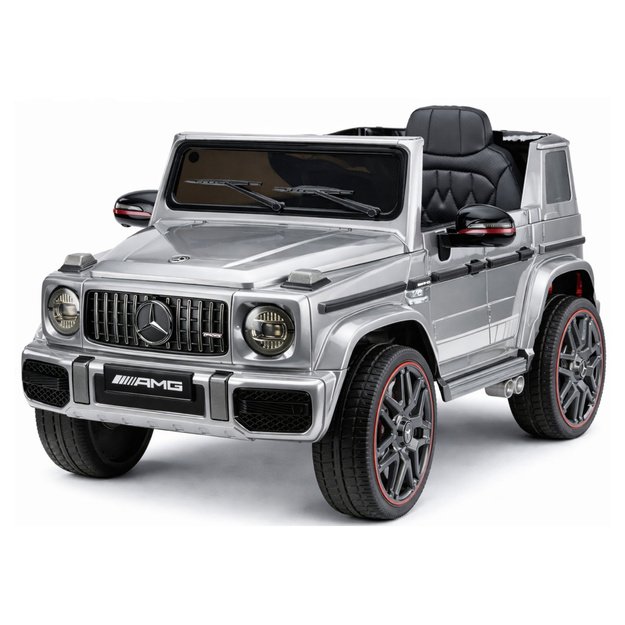 Mercedes AMG G 63 Silver Painted Battery-Operated Car