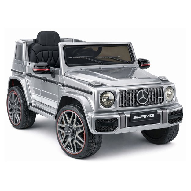 Mercedes AMG G 63 Silver Painted Battery-Operated Car