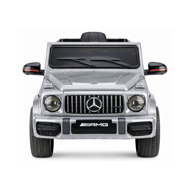Mercedes AMG G 63 Silver Painted Battery-Operated Car