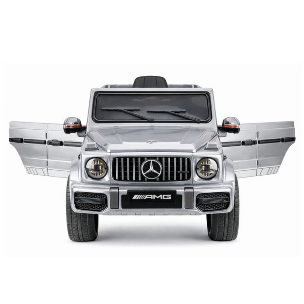 Mercedes AMG G 63 Silver Painted Battery-Operated Car