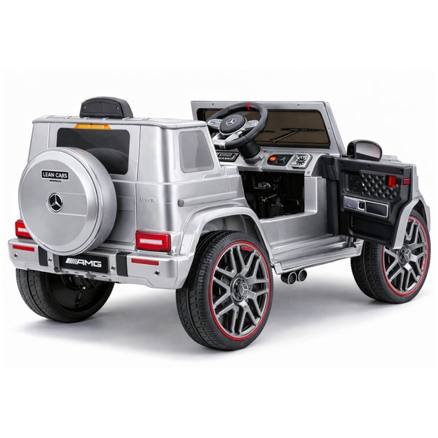 Mercedes AMG G 63 Silver Painted Battery-Operated Car