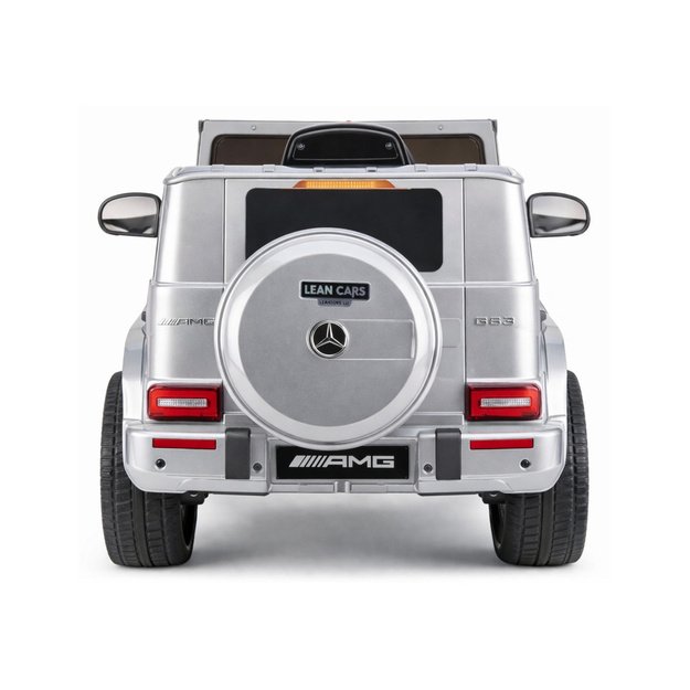 Mercedes AMG G 63 Silver Painted Battery-Operated Car