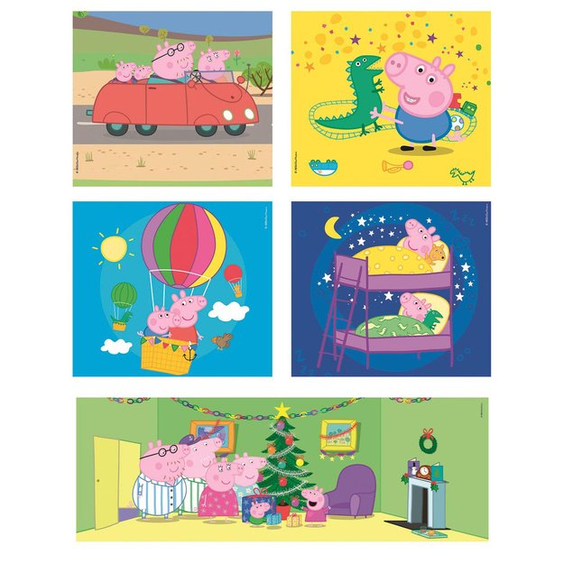 Dėlionė 10-in-1 Super Color Peppa Pig Clementoni 20271