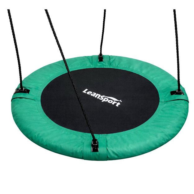 Garden Swing Stork s Nest Seat 2in1 Frame White 210x170 cm