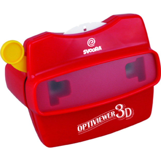 Svoora retro 3D akiniai Optiviewer su 2 diskais