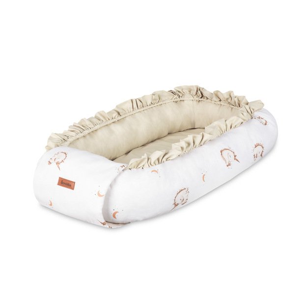 BABY NEST COTTON UNICORN BEIGE 80X45