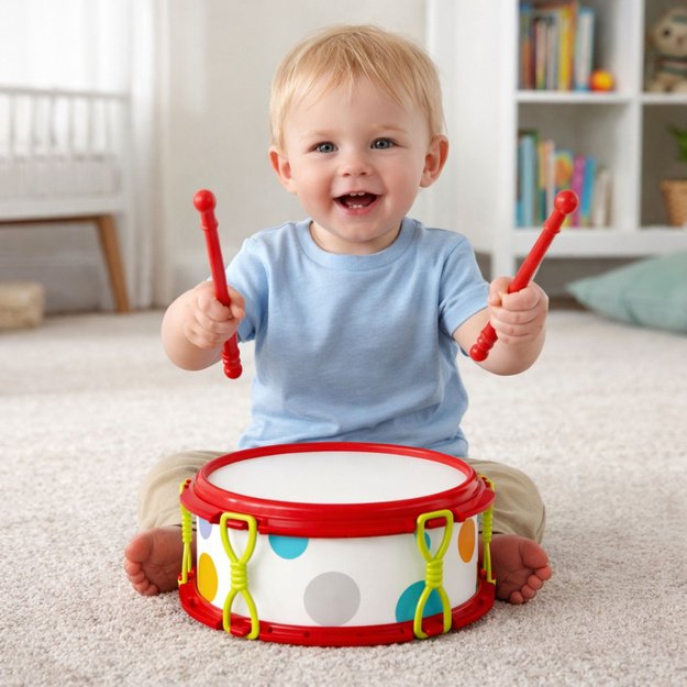 Musical Instruments For Children Drum Rattles Tambourine Castanets