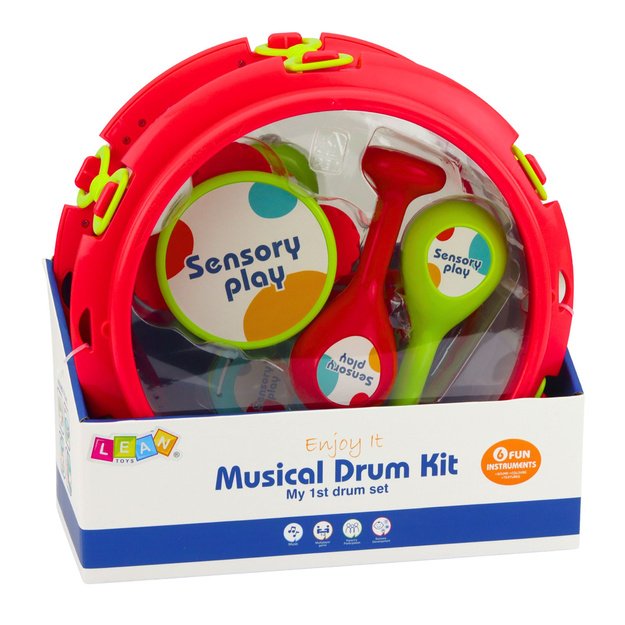 Musical Instruments For Children Drum Rattles Tambourine Castanets