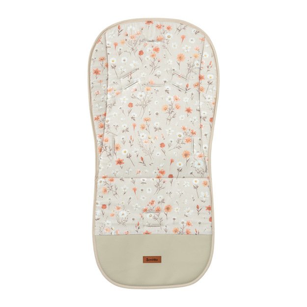 Vežimėlio įdėklas „Velvet Bloom Beige“