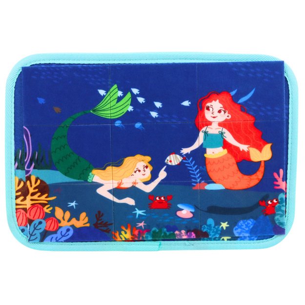 Felt Educational Manipulative Sensory Book Mermaid Suitcase