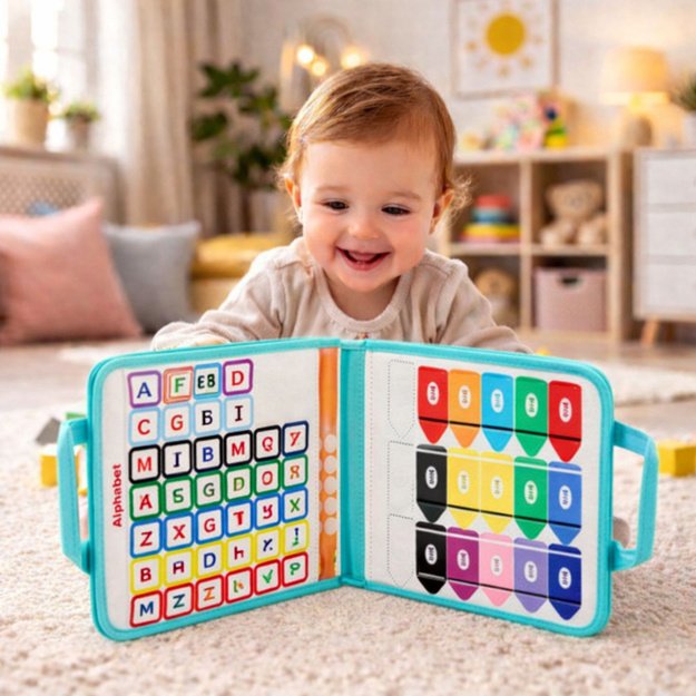 Felt Educational Manipulative Sensory Book Mermaid Suitcase