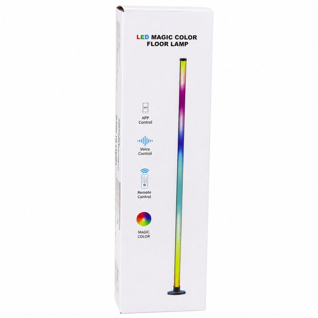 RGB LED Corner Floor Lamp Music Mode Remote Control App 90cm