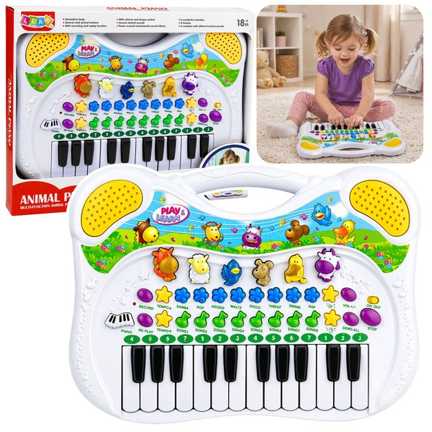 Interactive Educational Piano For Kids Animal Sounds Melodies