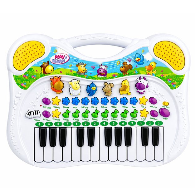 Interactive Educational Piano For Kids Animal Sounds Melodies