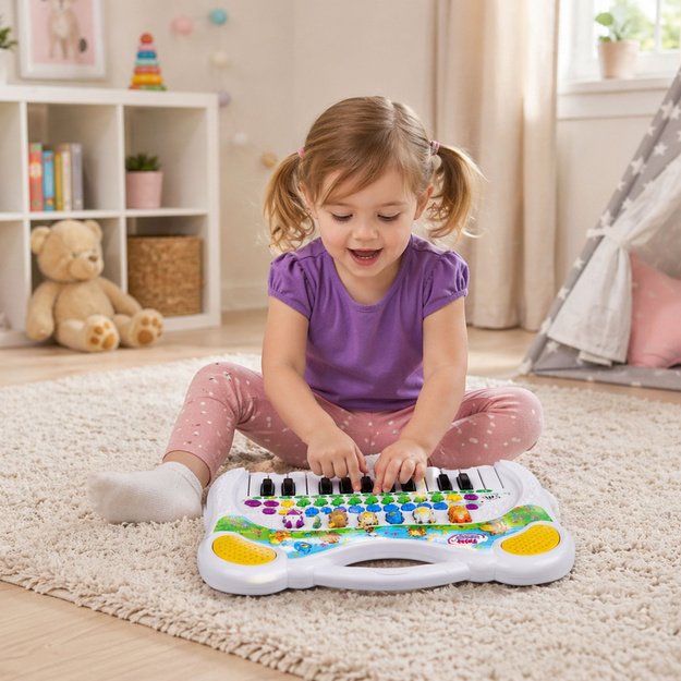 Interactive Educational Piano For Kids Animal Sounds Melodies