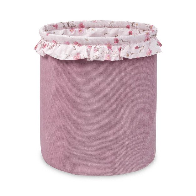 TOY BASKET M BLOOM PINK