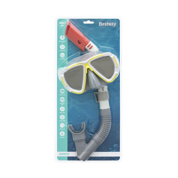 Diving Set Gray Mask Snorkel Bestway 24053