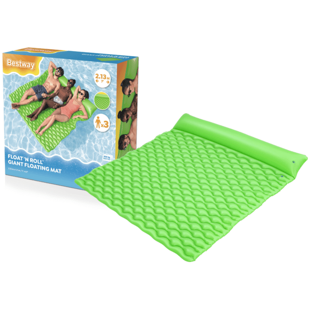Inflatable Swimming Mattress Three-Person Bestway 213 x 170 x 21 cm 44106