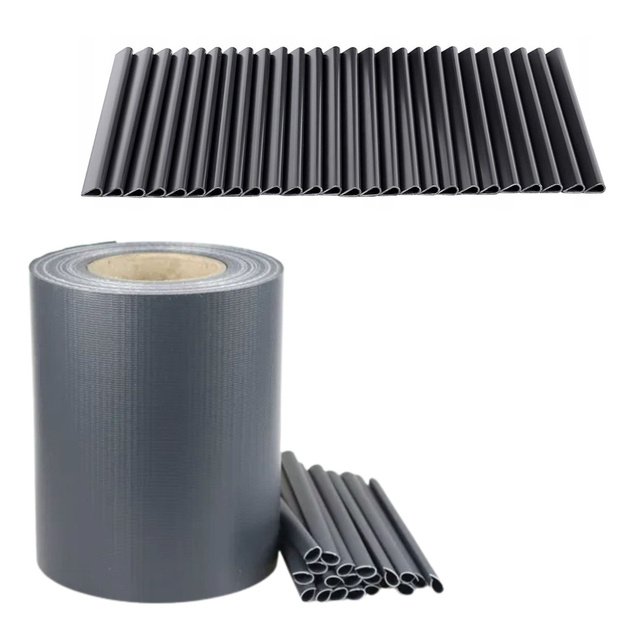UV Protection Fence Tape 20 Clips Gray 450 g/m&sup2; 19x35m