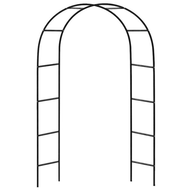 Metal Garden Pergola for Plants, Support for Climbers, Arch 240x140 cm