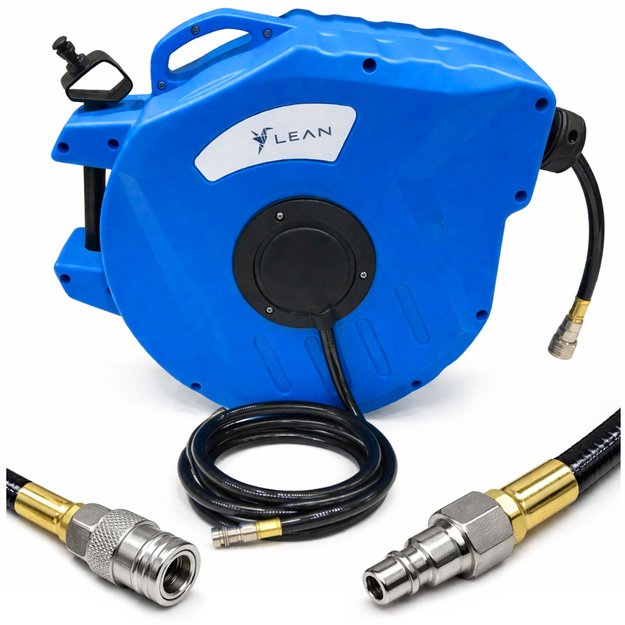 Pneumatic hose reel automatic 24 bar 8x12mm 20m