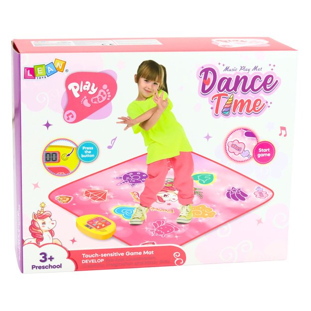 Interactive Bluetooth Unicorn Musical Dance Mat 5 Modes Pink