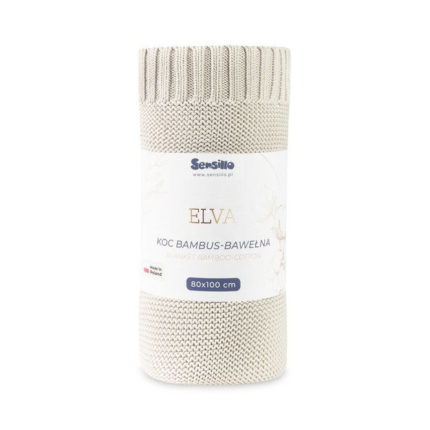 BLANKET ELVA 80X100 COOL BEIGE