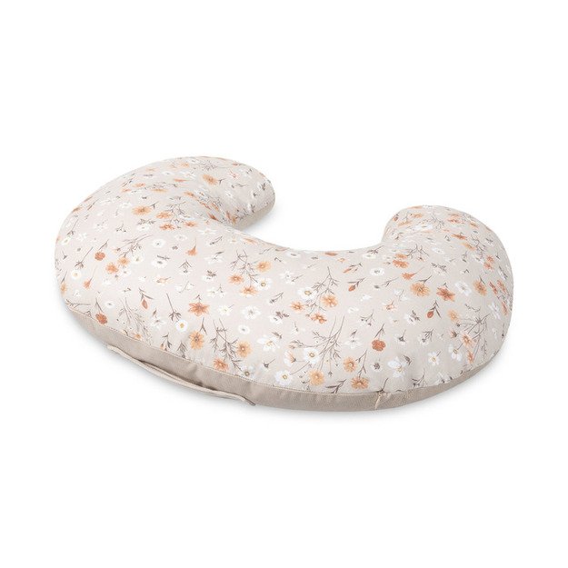 FEEDING PILLOW VELVET BLOOM BEIGE