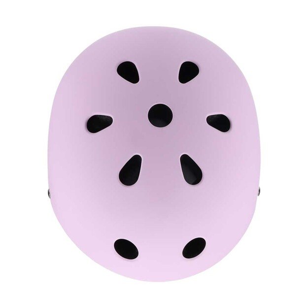 Kask rowerowy dla dziecka Trike Fix dziecięcy regulowany LED M 55-58cm fioletowy