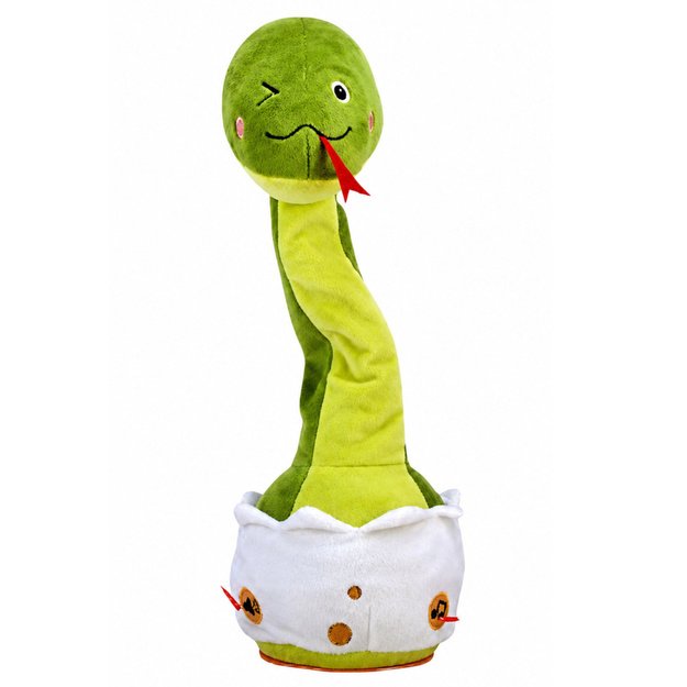 Plush Dancing Snake Interactive Musical Sounds Mascot Green
