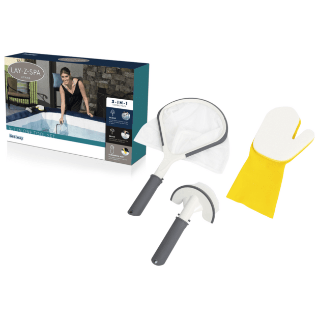 Bestway 60310 SPA Wall Surface Cleaning Kit Glove Brush