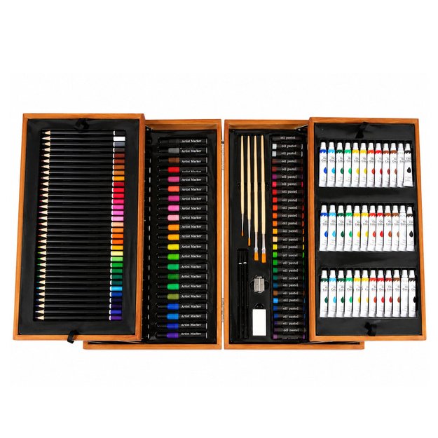 Large Art Set in a Case for Painting and Drawing 174 pcs.
