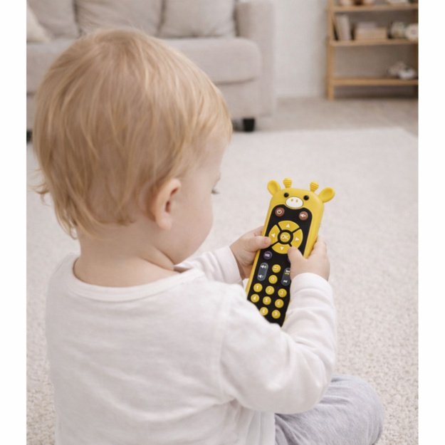 Remote Control Interactive Educational Teether Lights Sounds Giraffe