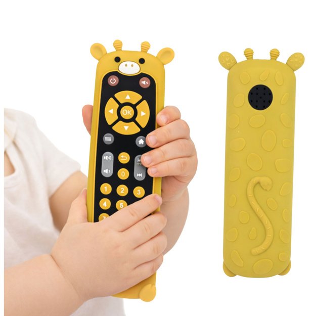 Remote Control Interactive Educational Teether Lights Sounds Giraffe