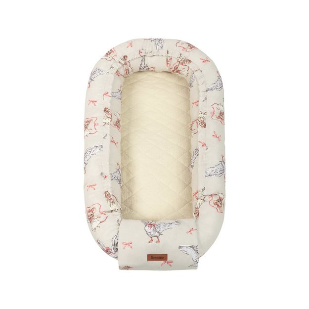 BABY NEST MUSLIN 80X45 GOOSE AND MOUSE